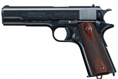 Turnbull restored Colt 1911 with charcoal blued frame and slide