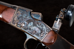Turnbull restored German schuetzen rifle  with color case hardened action