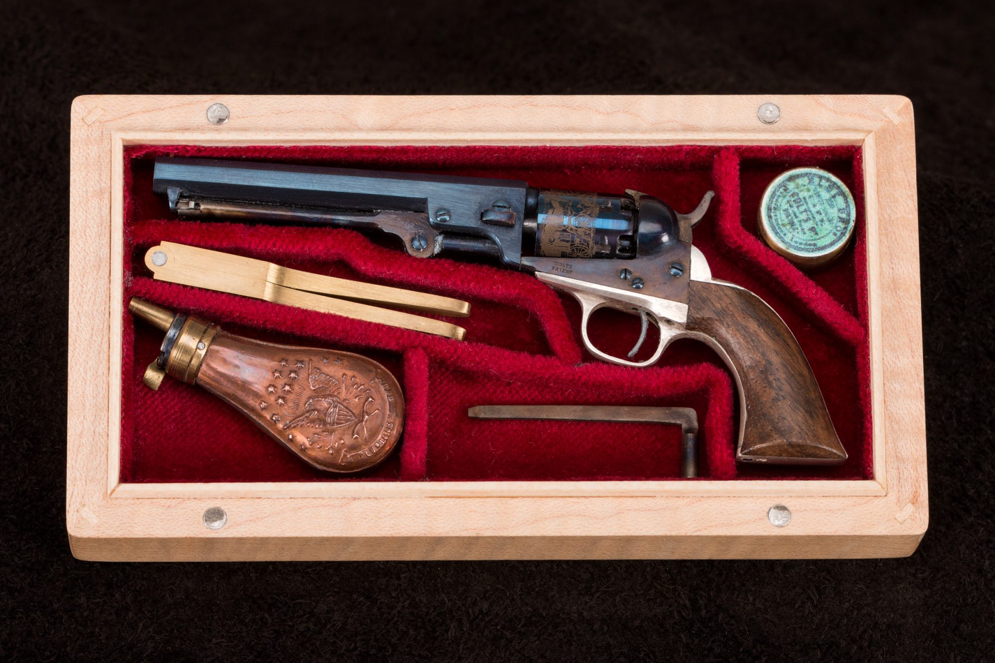 53C David Kucer Miniatures Colt 1849 Pocket Revolver 3