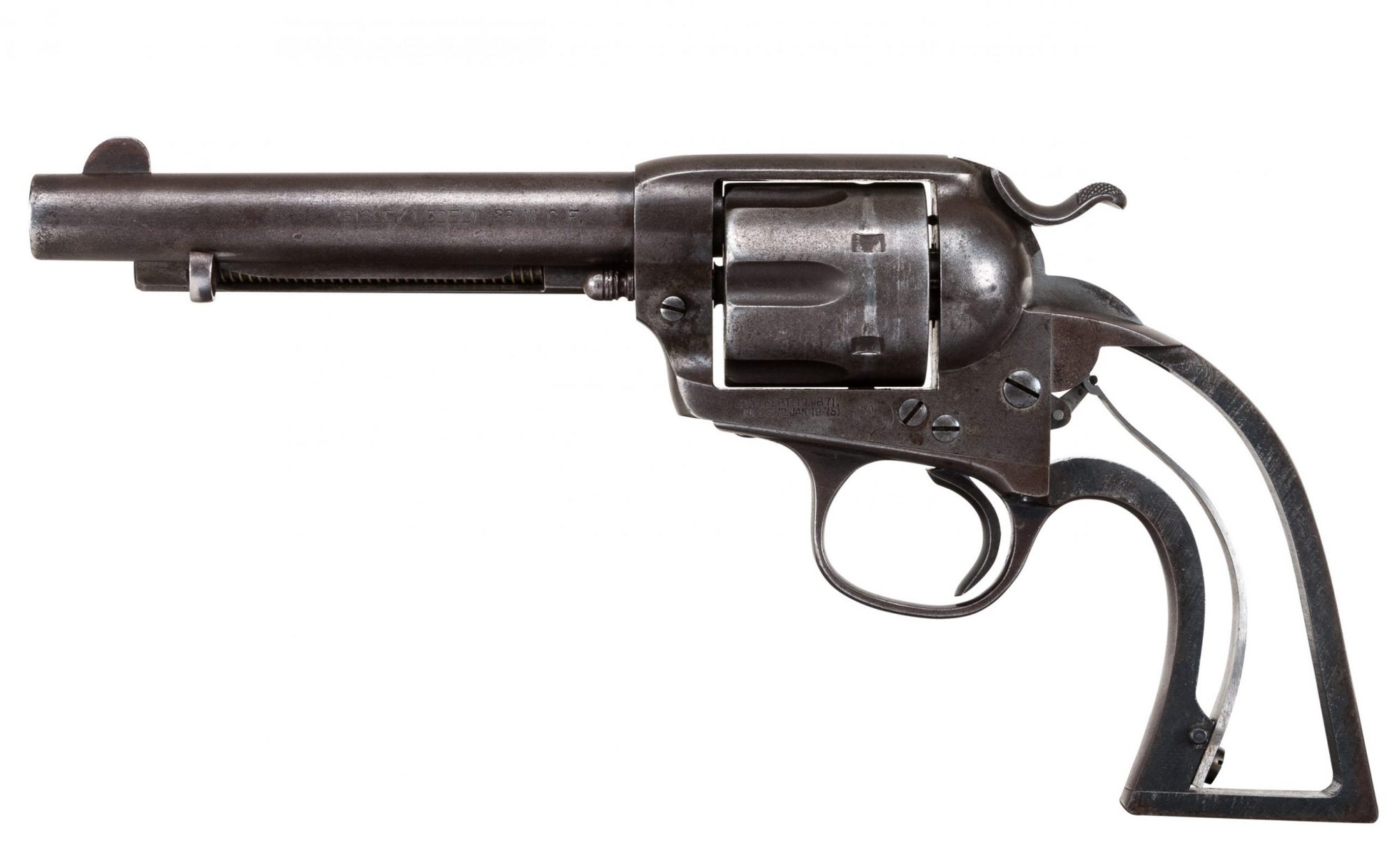 Restored Colt SAA Bisley 38 Before
