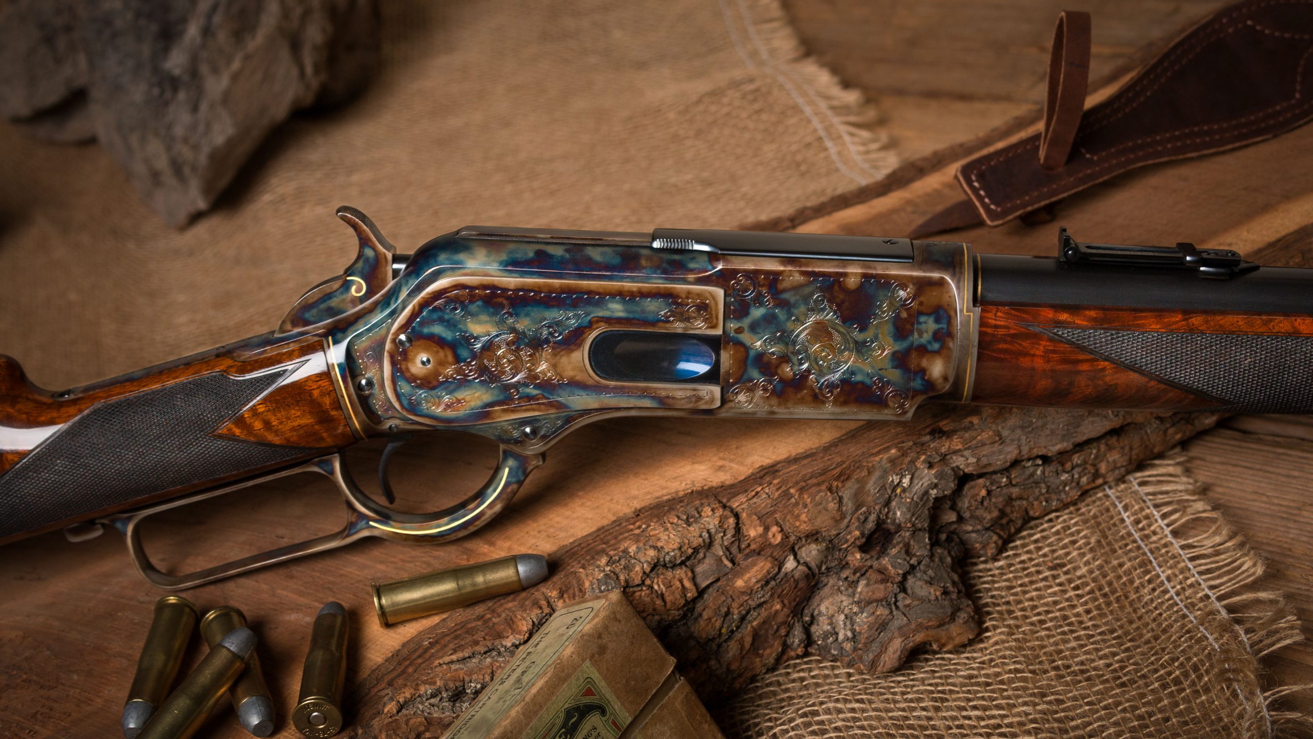 Color case hardened Winchester 1876 restoration