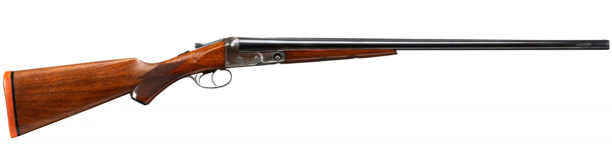 Photo of a pre-owned Parker VH 16 gauge side-by-side shotgun, available for sale as-is through Turnbull Restoration of Bloomfield, New York