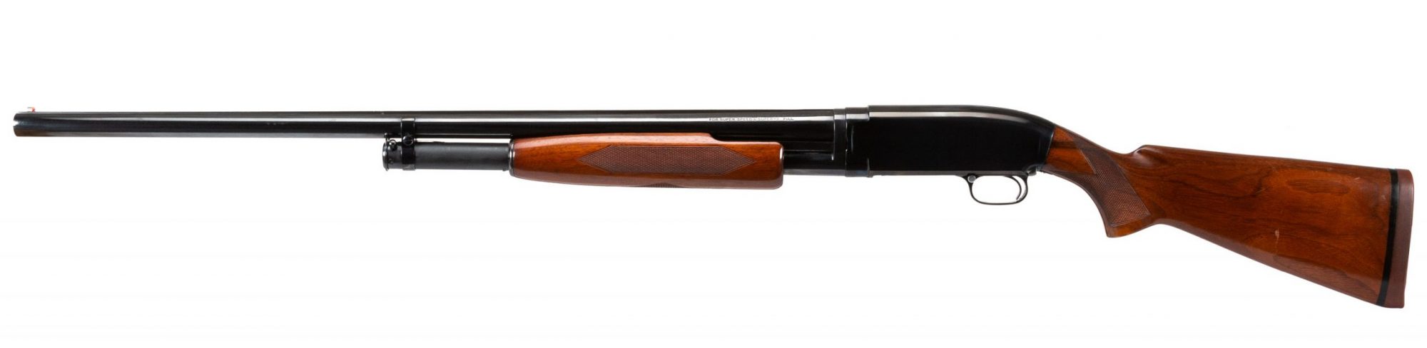 Photo of a pre-owned Winchester Model 12 pump action 12 gauge shotgun, sold as-is by Turnbull Restoration