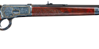 Photo of a fully restored Winchester Model 1892 from 1914, performed by Turnbull Restoration in Bloomfield, NY