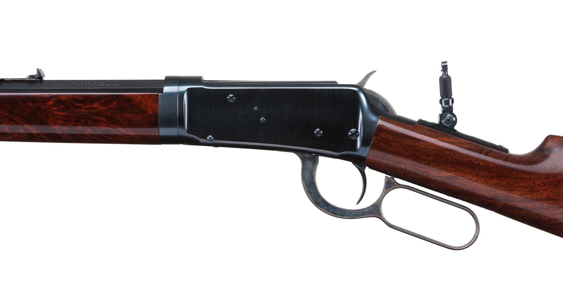 Photograph of a restored Winchester 1894 Takedown by Turnbull Restoration