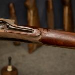 Photo of a German percussion rifle while being restored by Turnbull Restoration of Bloomfield, NY