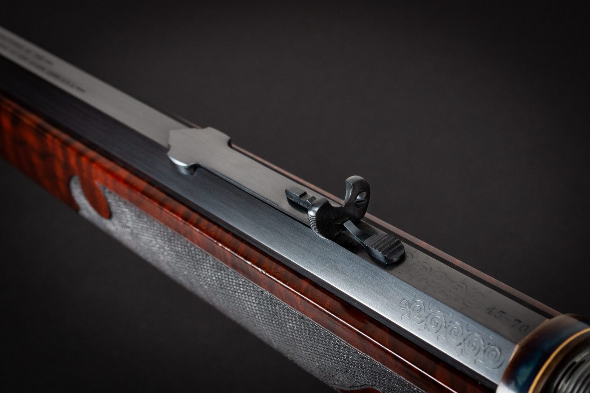 Photo of a restored Winchester 1886 from 1905