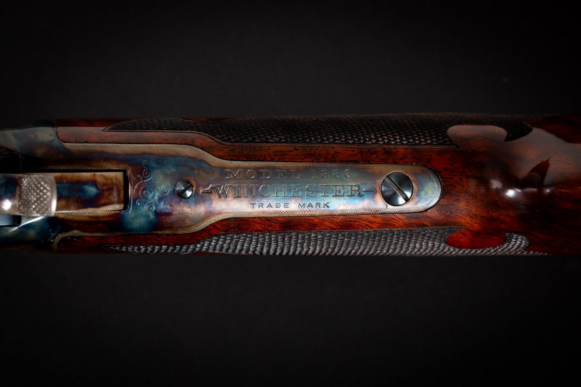 Photo of a restored Winchester 1886 from 1905