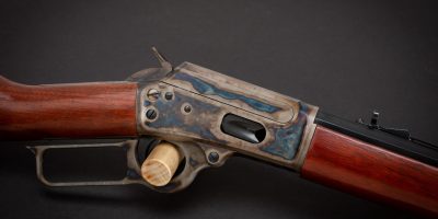 Photo of a Turnbull Finished Marlin 1894CB, featuring restoration grade metal and wood finishes by Turnbull Restoration of Bloomfield, NY