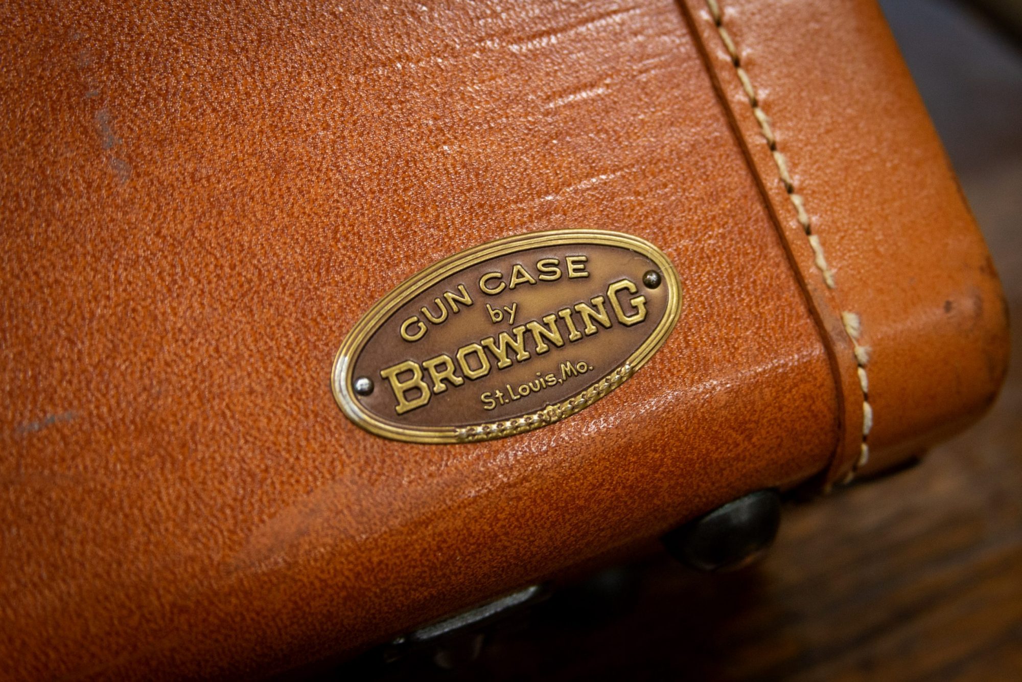 Photo of a pre-owned Browning A5 shotgun case, for sale by Turnbull Restoration of Bloomfield, NY