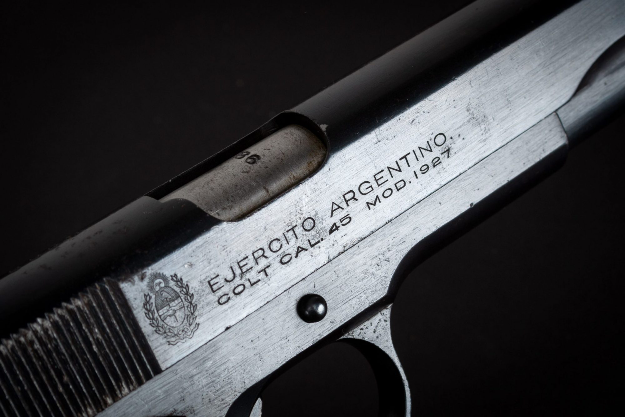 Photo of a pre-owned Argentino Colt 1911, for sale by Turnbull Restoration of Bloomfield, NY