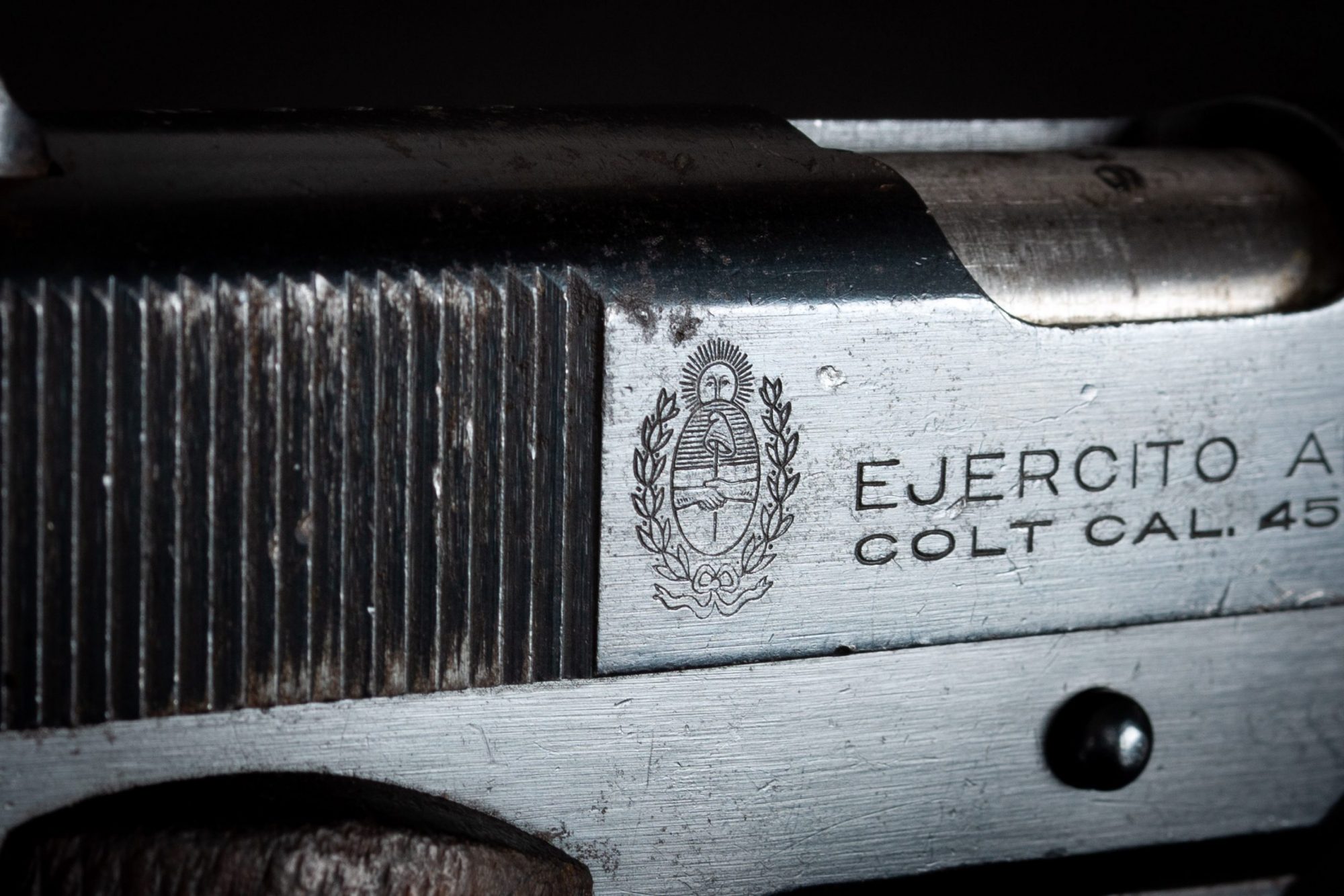 Photo of a pre-owned Argentino Colt 1911, for sale by Turnbull Restoration of Bloomfield, NY