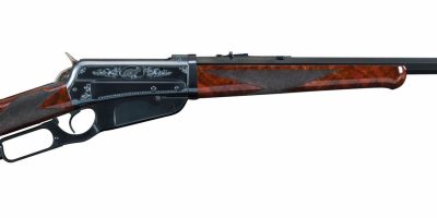 Photo of a Turnbull-restored Winchester Model 1895, chambered in .405 Winchester, originally built in 1910