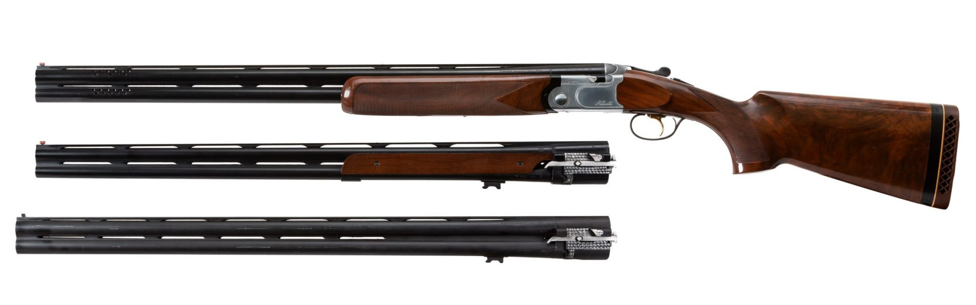 Photo of a pre-owned Beretta 682 three-barrel set with hard case, for sale by Turnbull Restoration of Bloomfield, NY