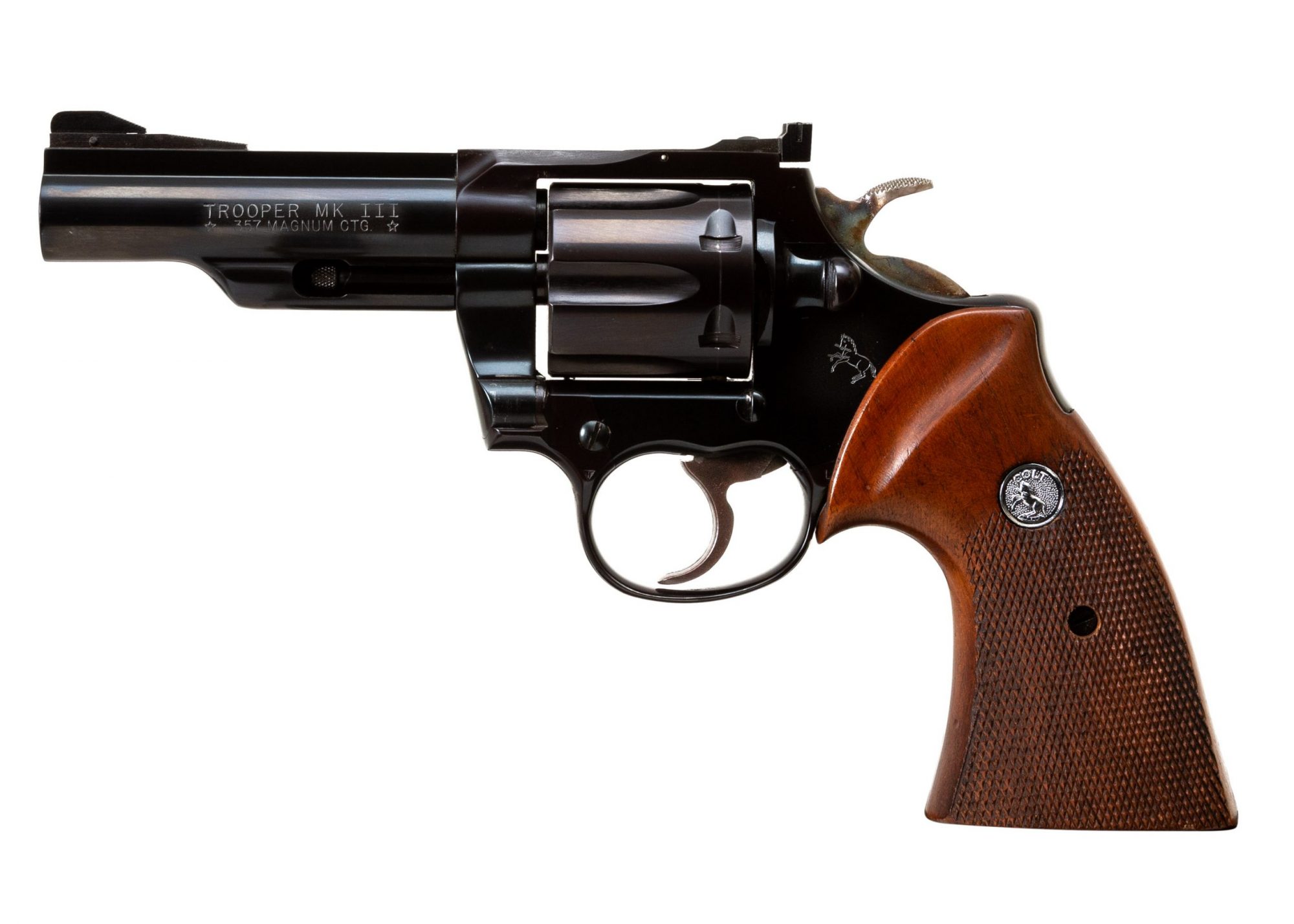 Photo of a pre-owned Colt Trooper MK III in .357 Magnum, for sale by Turnbull Restoration of Bloomfield, NY