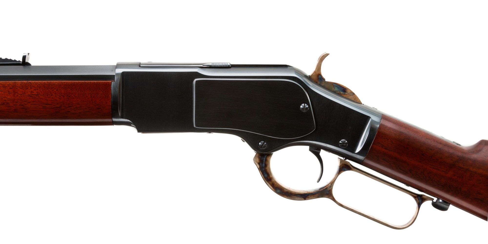 Photo of a Winchester Model 1873 from 1882, restored in 2018 and for sale by Turnbull Restoration