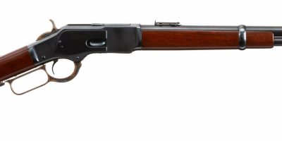 Photo of a Winchester Model 1873 from 1889, restored in 2015 and for sale by Turnbull Restoration