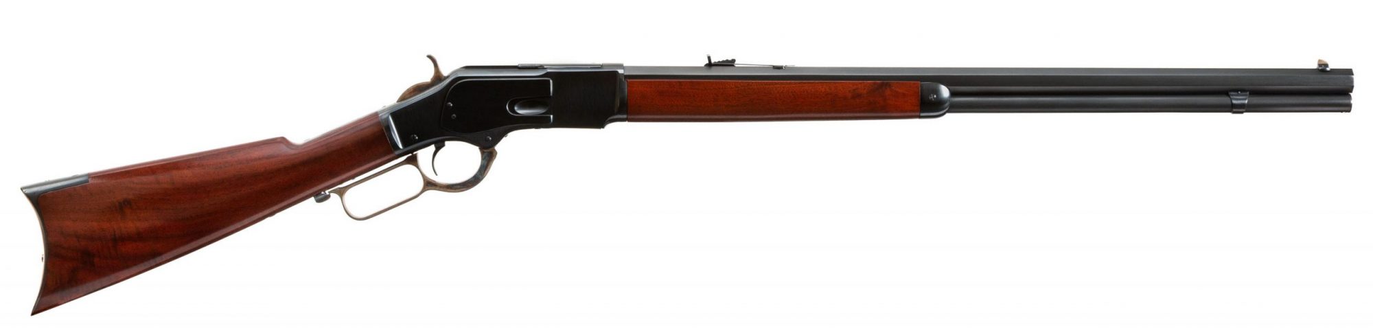 Photo of a Winchester Model 1873 from 1882, restored in 2018 and for sale by Turnbull Restoration