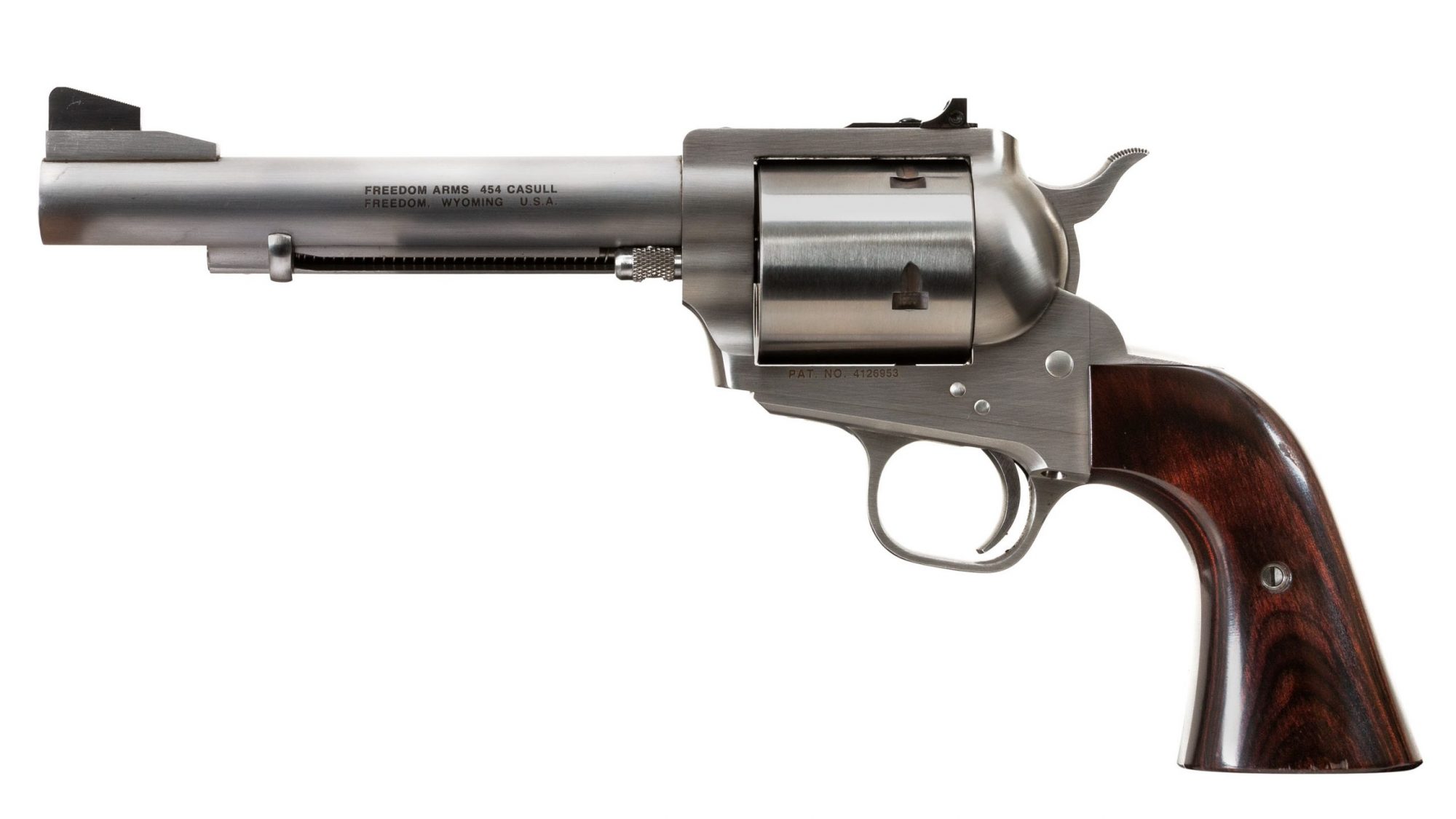 Photo of a pre-owned Freedom Arms Premier revolver in .454 Casull, for sale by Turnbull Restoration of Bloomfield, NY