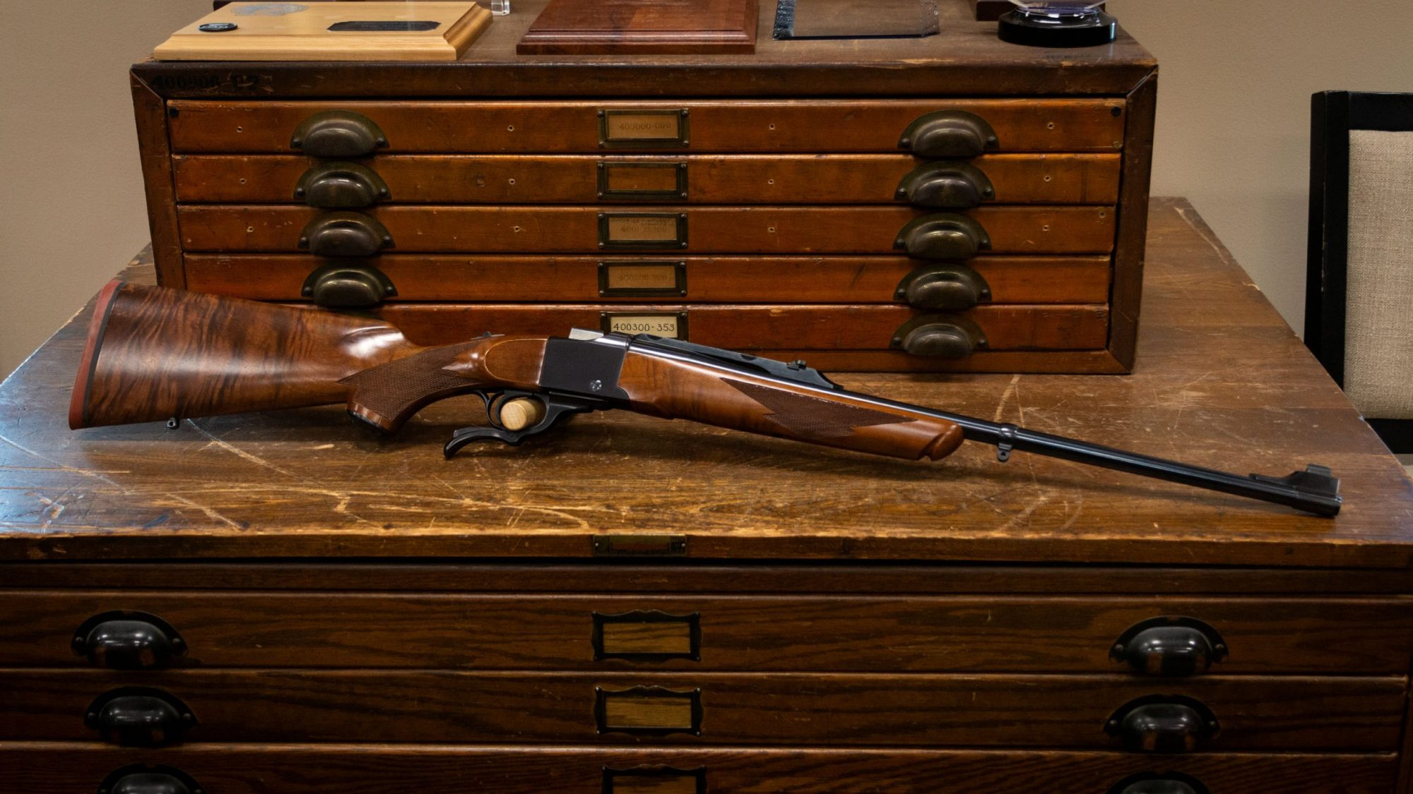 Photo of a pre-owned Ruger No. 1 single shot rifle, for sale by Turnbull Restoration on Bloomfield, NY