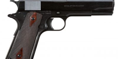 Photo of a Turnbull Model 1911 Black Army, a WWI-era Model 1911 reproduction built by Turnbull Restoration the experts of classic Model 1911 restoration