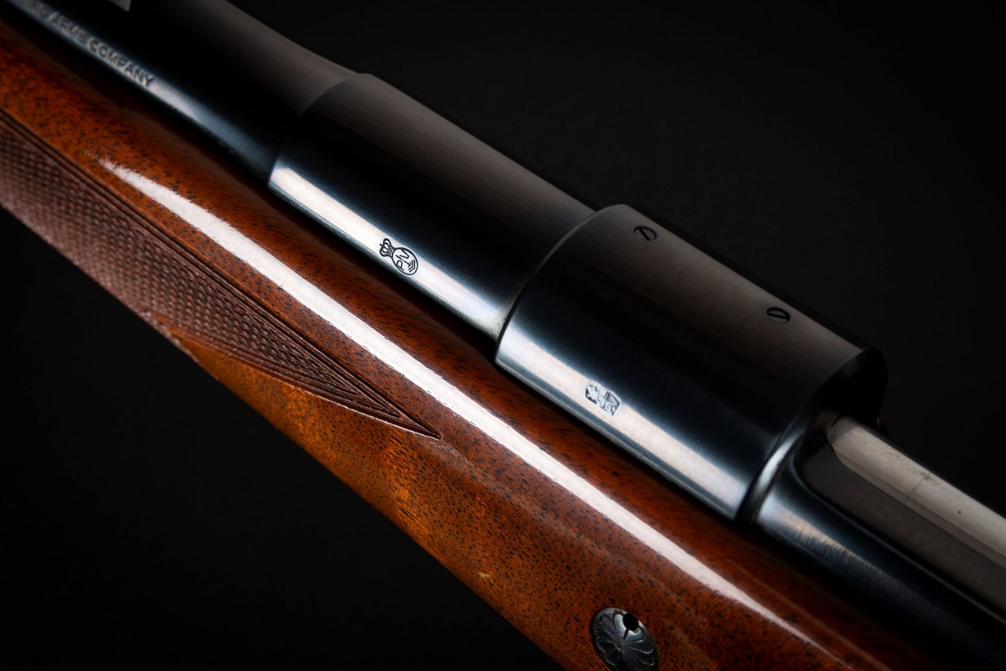 Photo of a Browning FN High-Power Safari Grade bolt action rifle, for sale by Turnbull Restoration of Bloomfield, NY