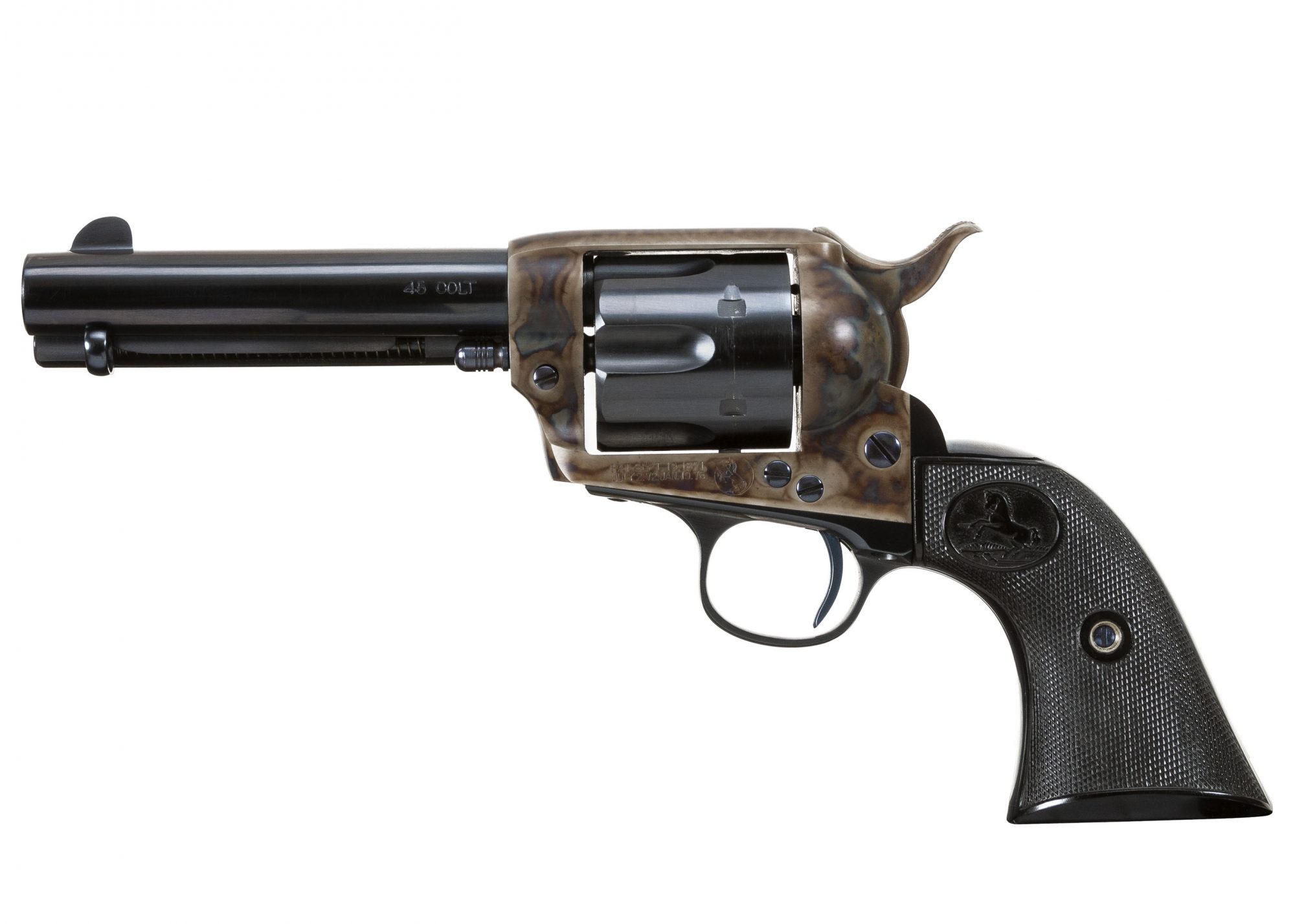 Photo of a Colt Single Action Army Revolver from 1899, restored by Turnbull Restoration Co. in 2000
