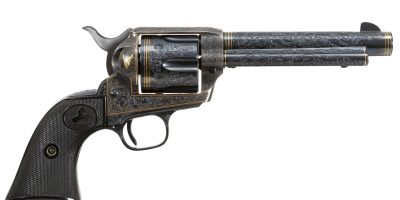 Photo of a 2nd Generation Colt Single Action Army revolver, restored and for sale by Turnbull Restoration of Bloomfield, NY