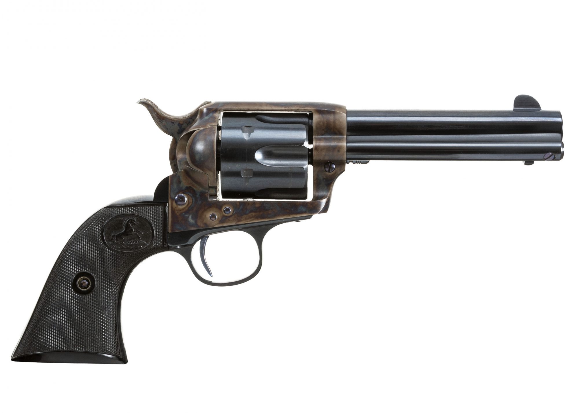 Photo of a Colt Single Action Army Revolver from 1899, restored by Turnbull Restoration Co. in 2000