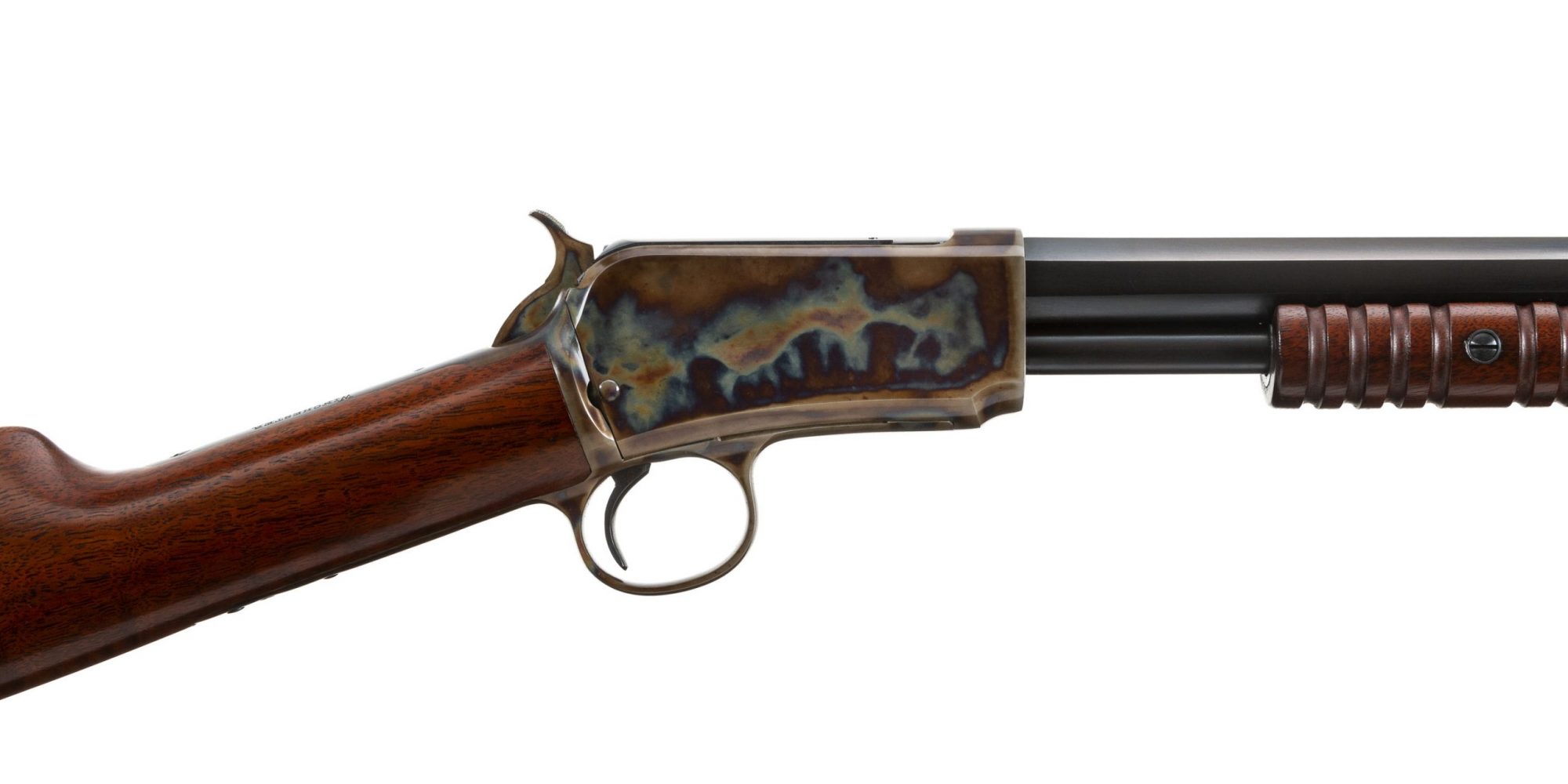 Photo of a Winchester Model 1890 from 1895, restored by Turnbull Restoration in 2007