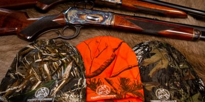 Photo of Turnbull Restoration knit hats printed in Mossy Oak and Realtree camo patterns