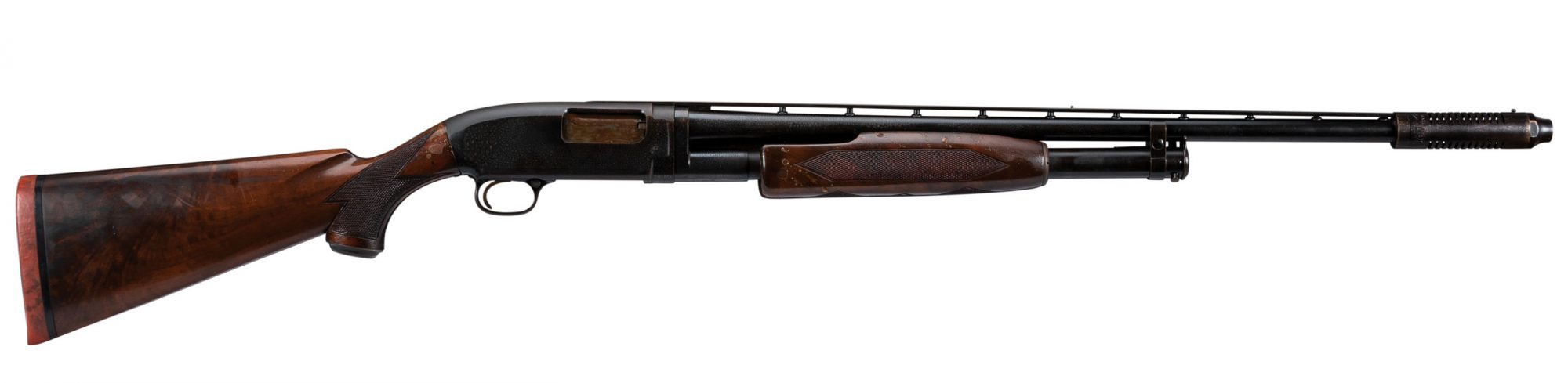 Photo of a Winchester Model 12 from 1958 before restoration work by Turnbull Restoration of Bloomfield, NY