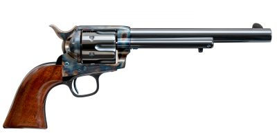 Photo of a restored Colt SAA revolver from 1874, after restoration work by Turnbull Restoration Co. of Bloomfield, NY