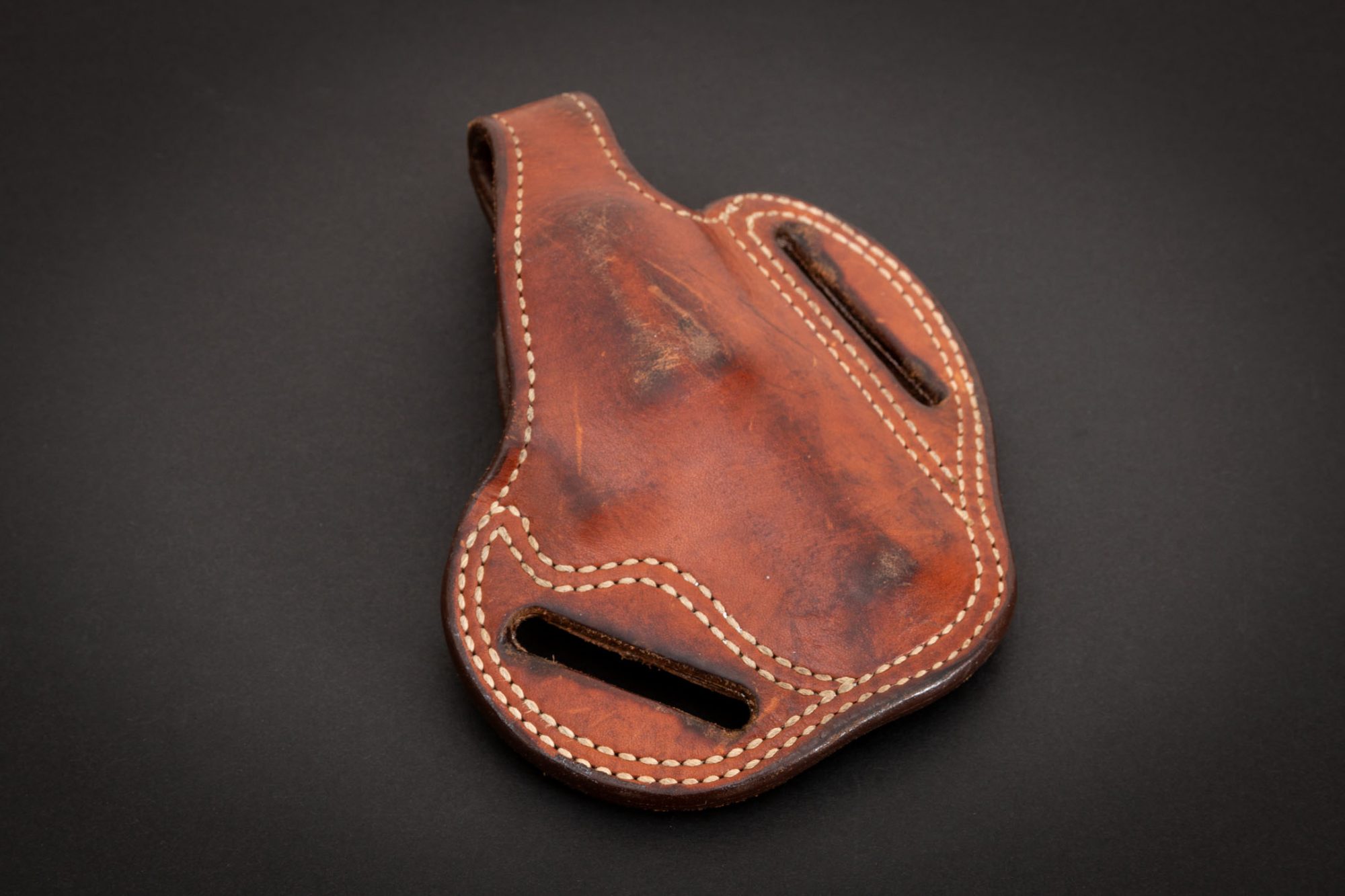 Photo of a pre-owned Smith & Wesson Model 36 leather holster for sale by Turnbull Restoration of Bloomfield, NY