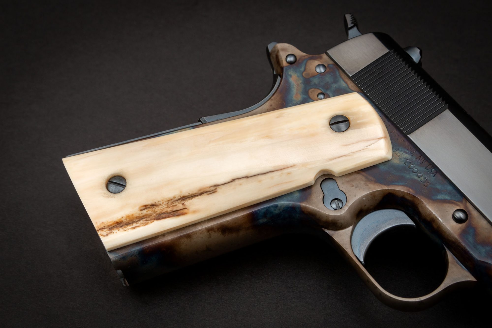 Photo of Turnbull manufactured 1911 pistol, for sale by Turnbull Restoration of Bloomfield, NY