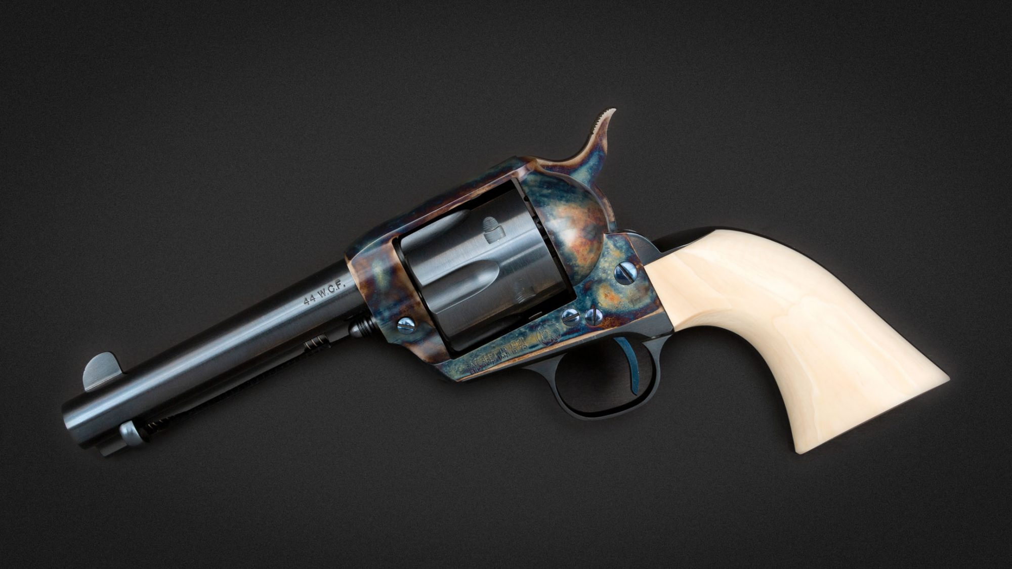 Photo of Turnbull manufactured Single Action Open Range revolver, for sale by Turnbull Restoration of Bloomfield, NY