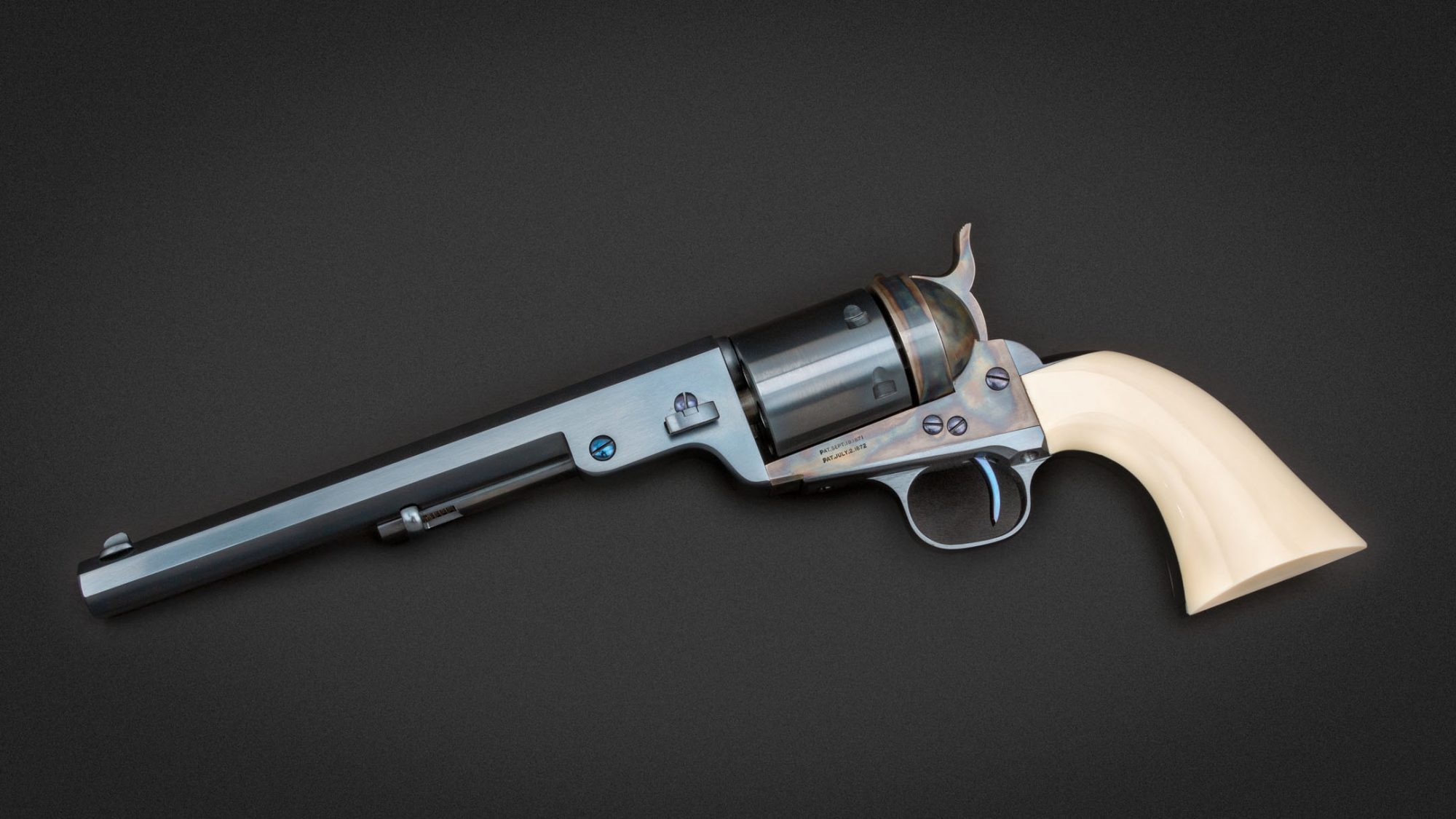 Photo of a U.S. Fire Arms (USFA) Model 1851 Richards Mason Navy Conversion revolver, for sale by Turnbull Restoration of Bloomfield, NY