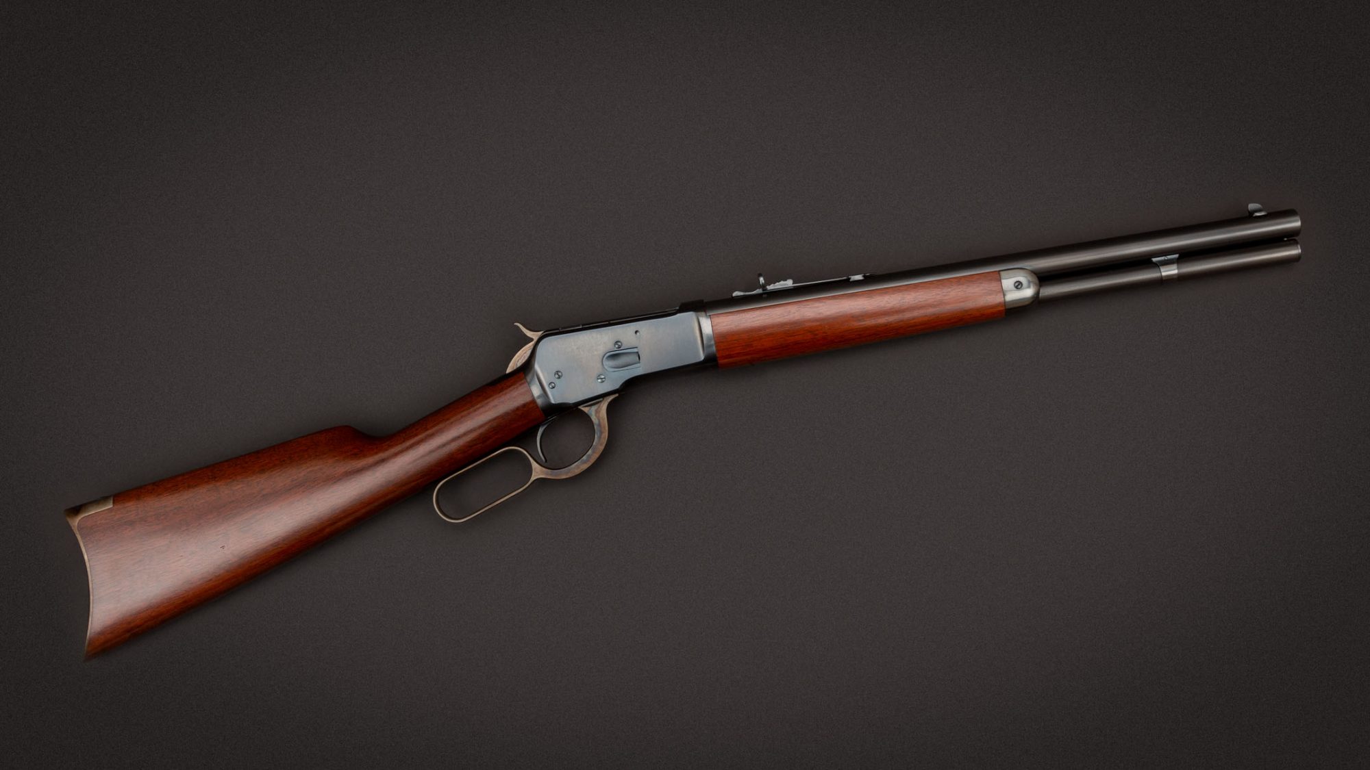 Photo of a Winchester Model 1892 Trapper, restored by Turnbull Restoration Co. in 2013