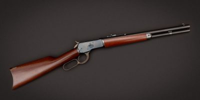 Photo of a Winchester Model 1892 Trapper, restored by Turnbull Restoration Co. in 2013