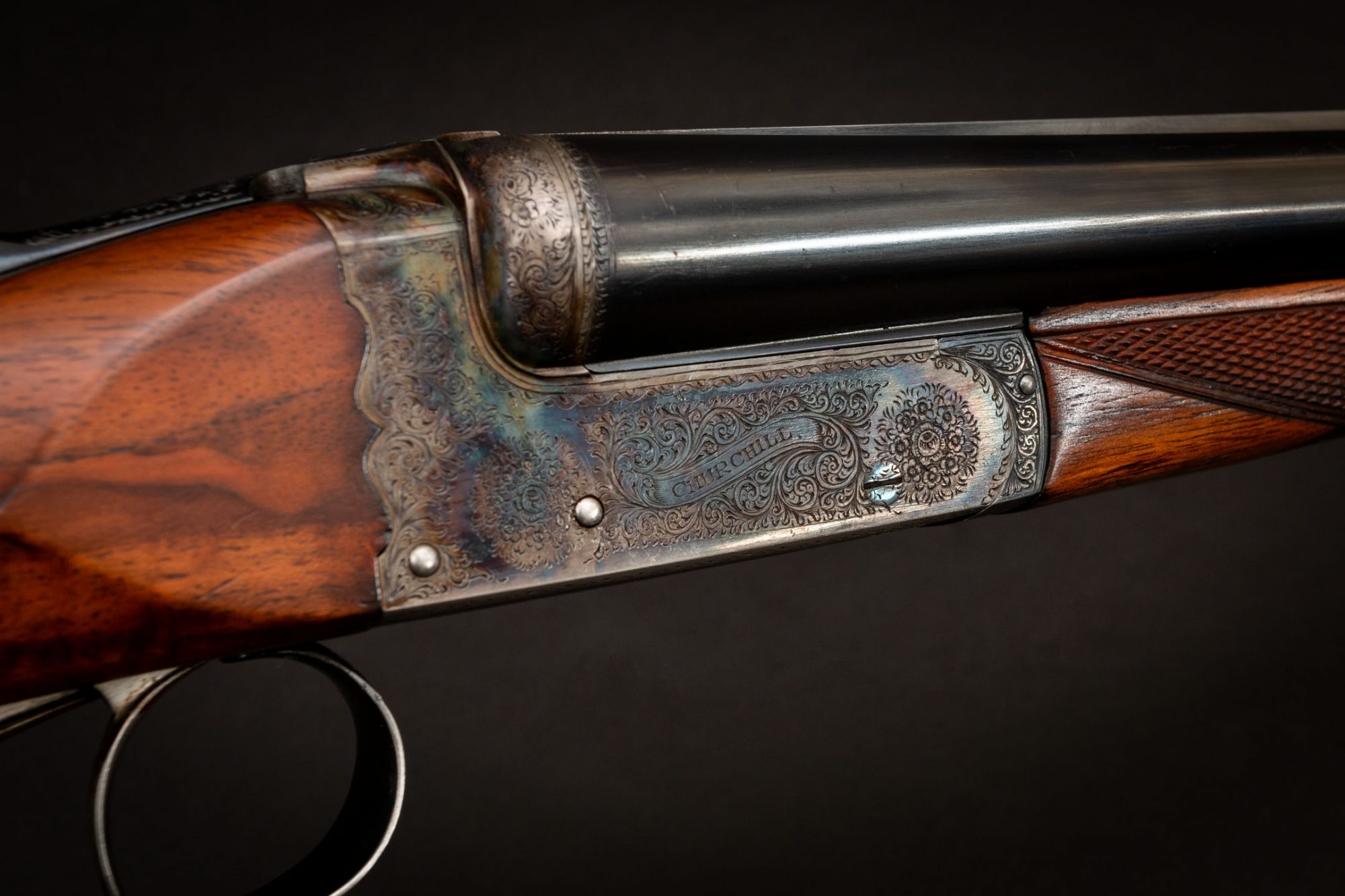 Photo of a pre-owned Churchill Model 25 Regal shotgun, for sale by Turnbull Restoration Co. of Bloomfield, NY