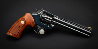 Photo of a blued Colt Boa revolver, for sale by Turnbull Restoration of Bloomfield, NY