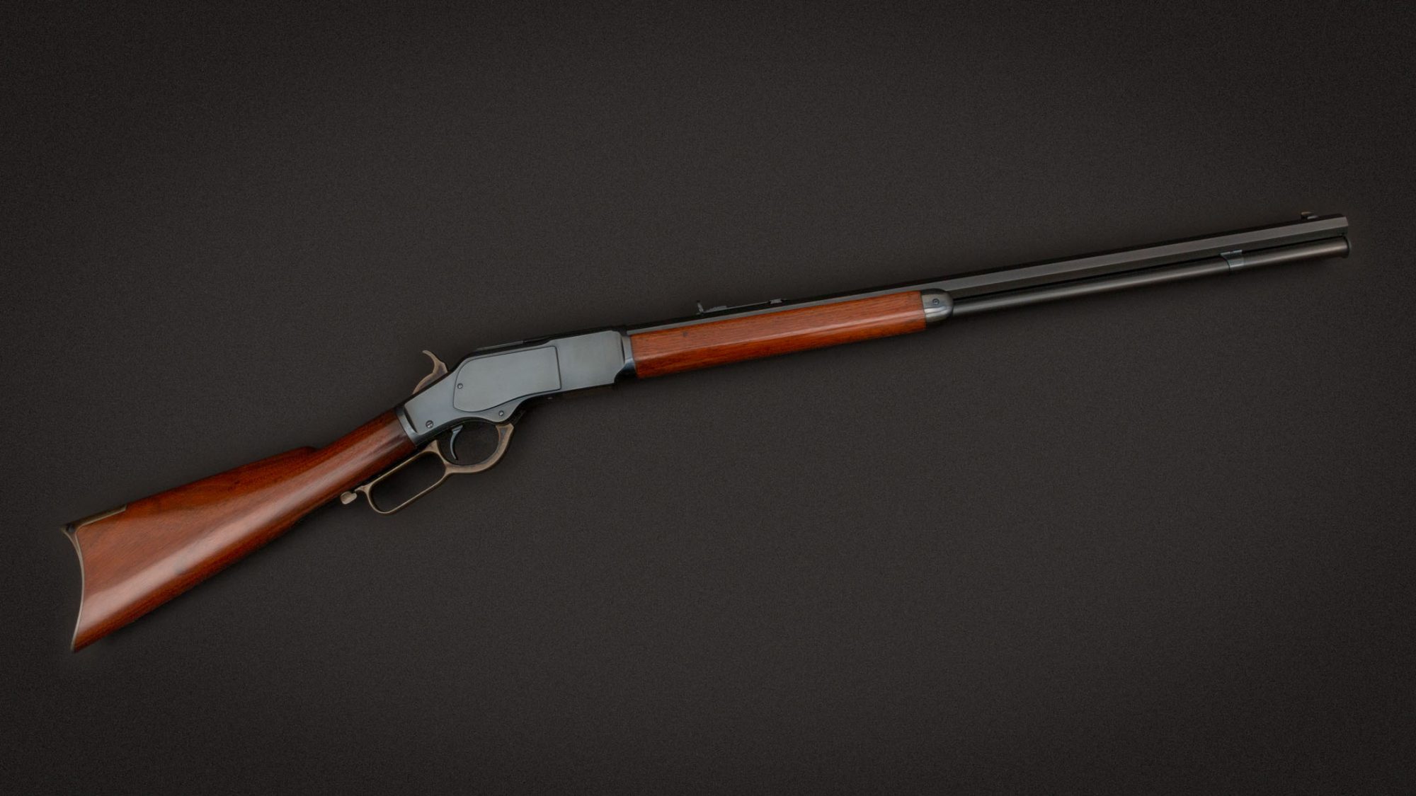 Photo of a Winchester Model 1873, restored by Turnbull Restoration Co. in 2013