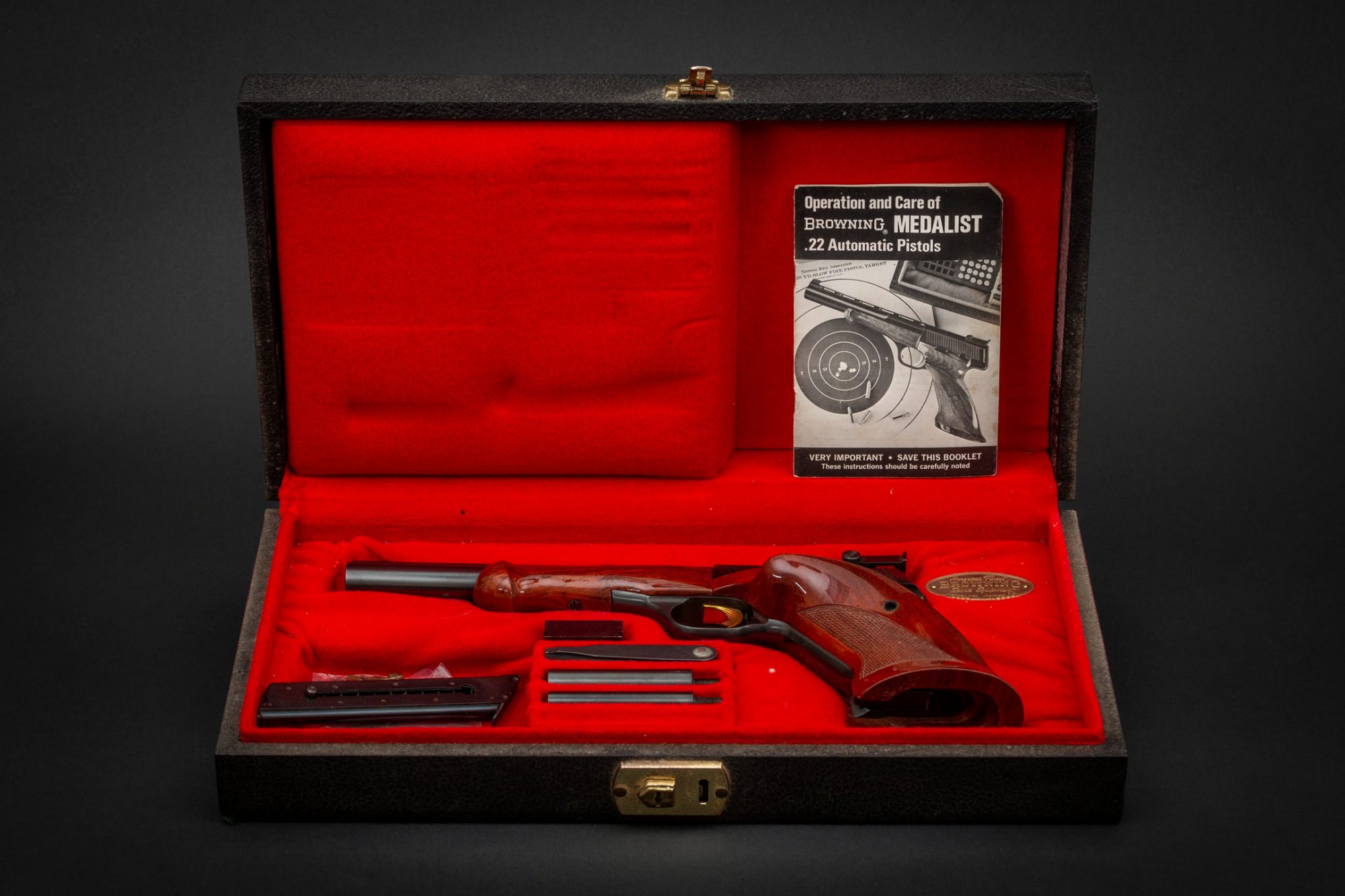 Case for Browning Medalist in 22 LR, for sale by Turnbull Restoration Co. of Bloomfield, NY
