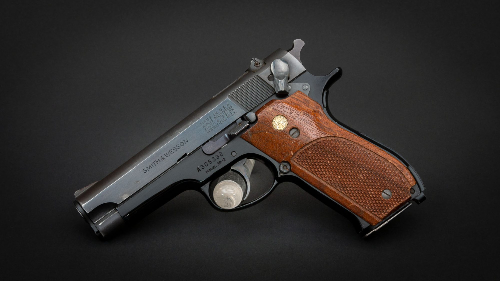 Smith & Wesson Model 39-2, for sale by Turnbull Restoration Co. of Bloomfield, NY