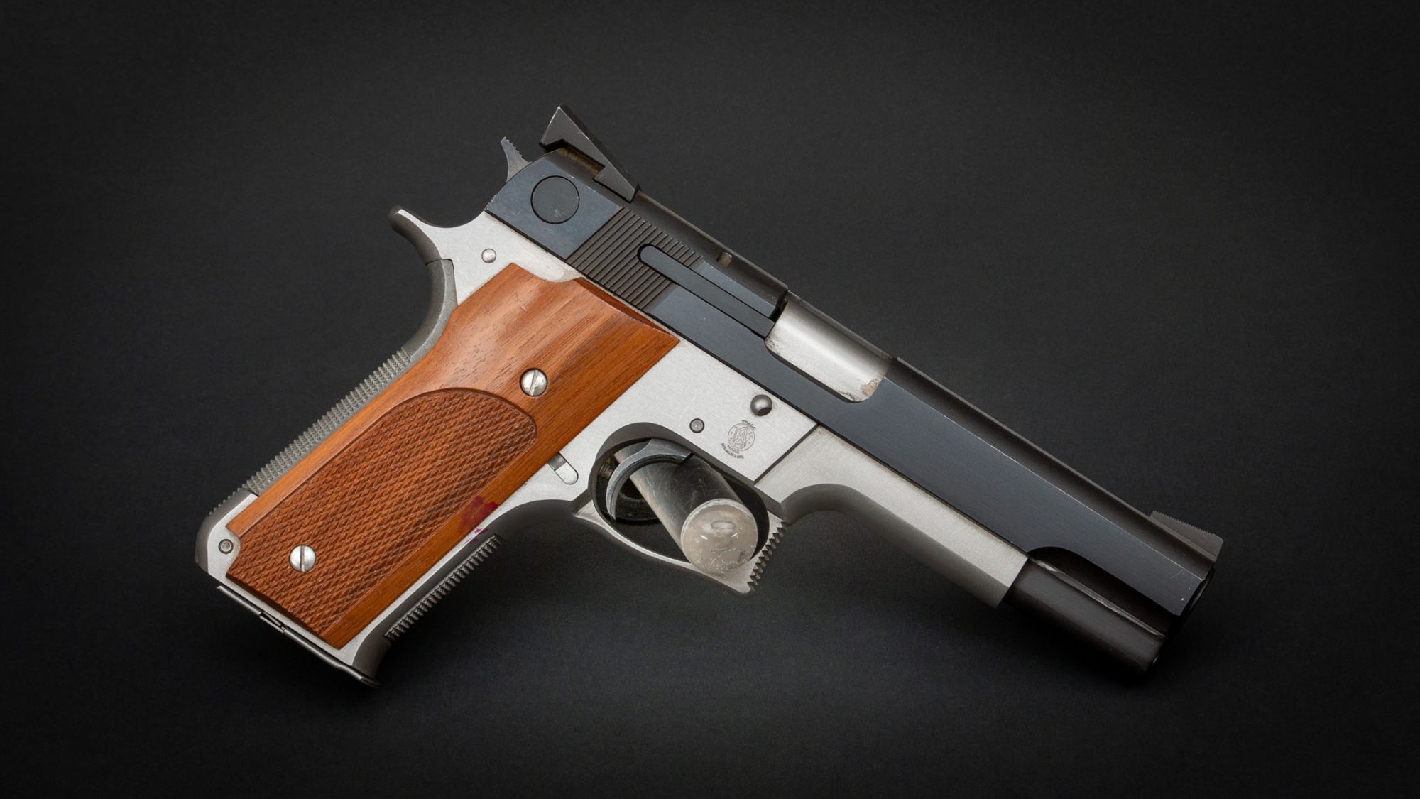 Smith & Wesson Model 745 in 45 ACP, for sale by Turnbull Restoration Co. of Bloomfield, NY