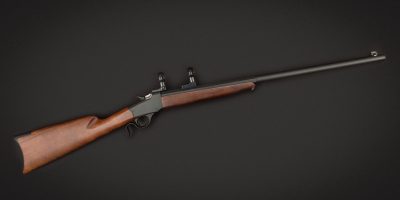 USRAC Winchester Model 1885 Low Wall in .22 Long Rifle, for sale by Turnbull Restoration Co. of Bloomfield, NY