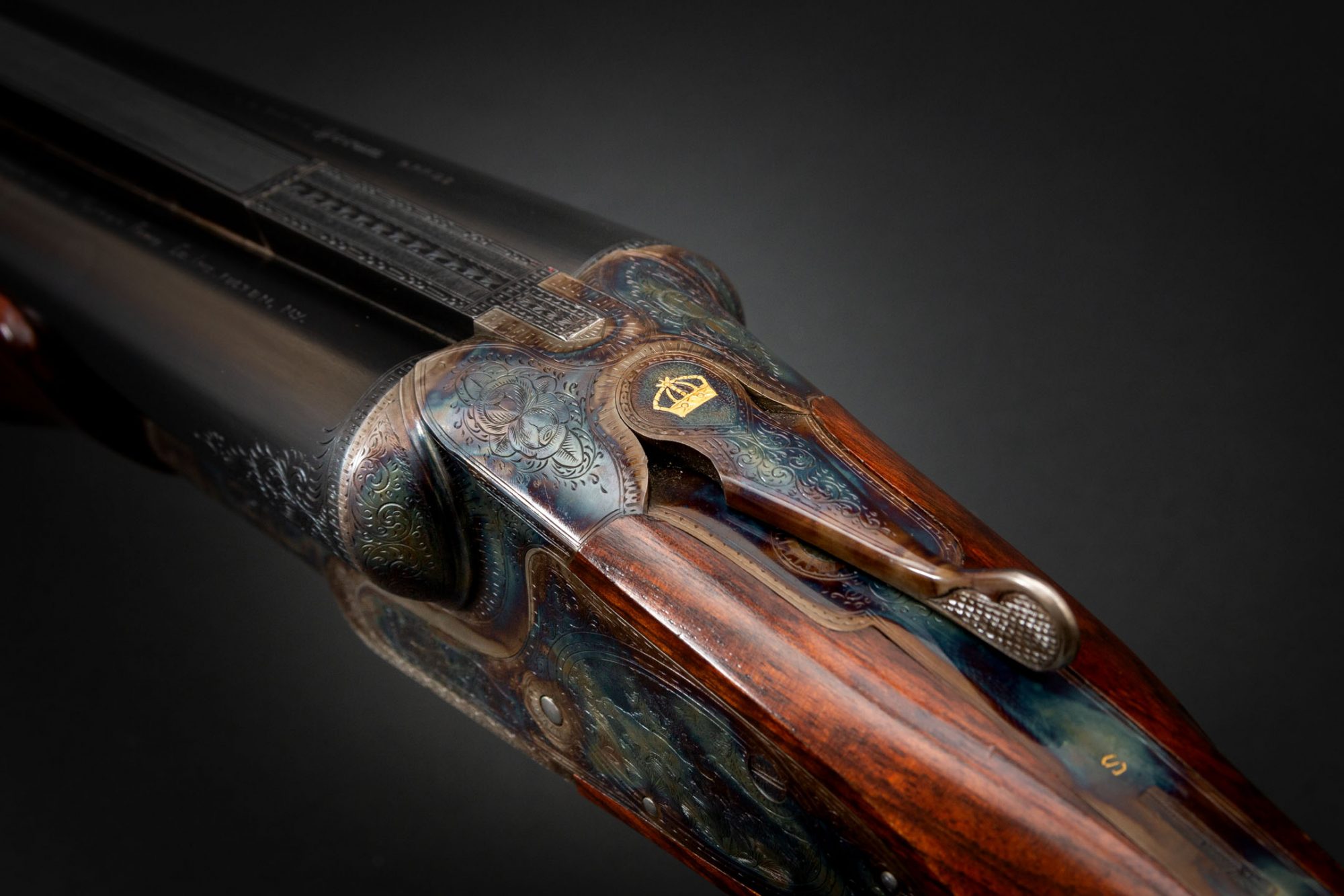 L.C. Smith Crown Grade 12 gauge shotgun from 1926, for sale by Turnbull Restoration of Bloomfield, NY