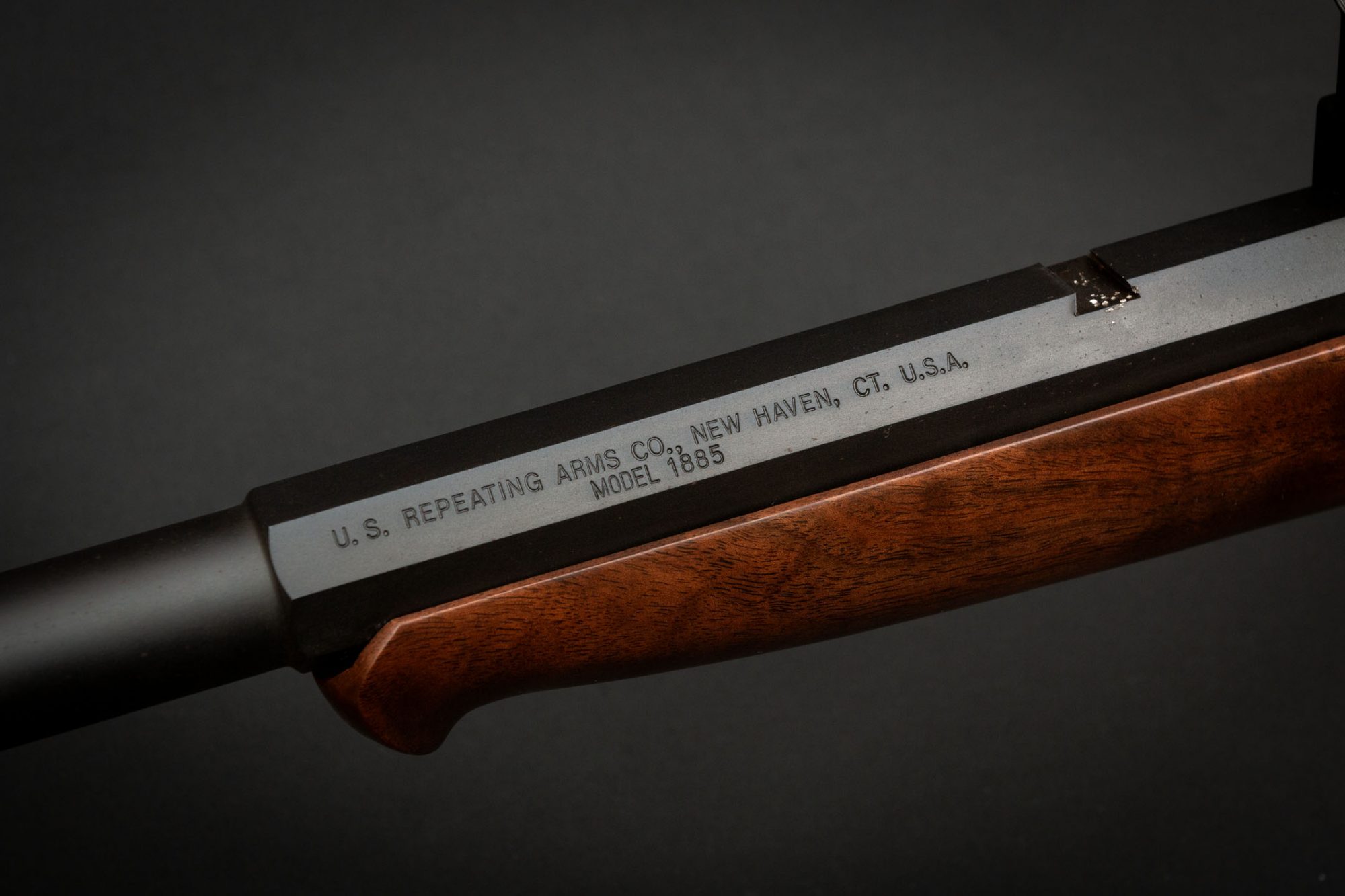 USRAC Winchester Model 1885 Low Wall in .22 Long Rifle, for sale by Turnbull Restoration Co. of Bloomfield, NY