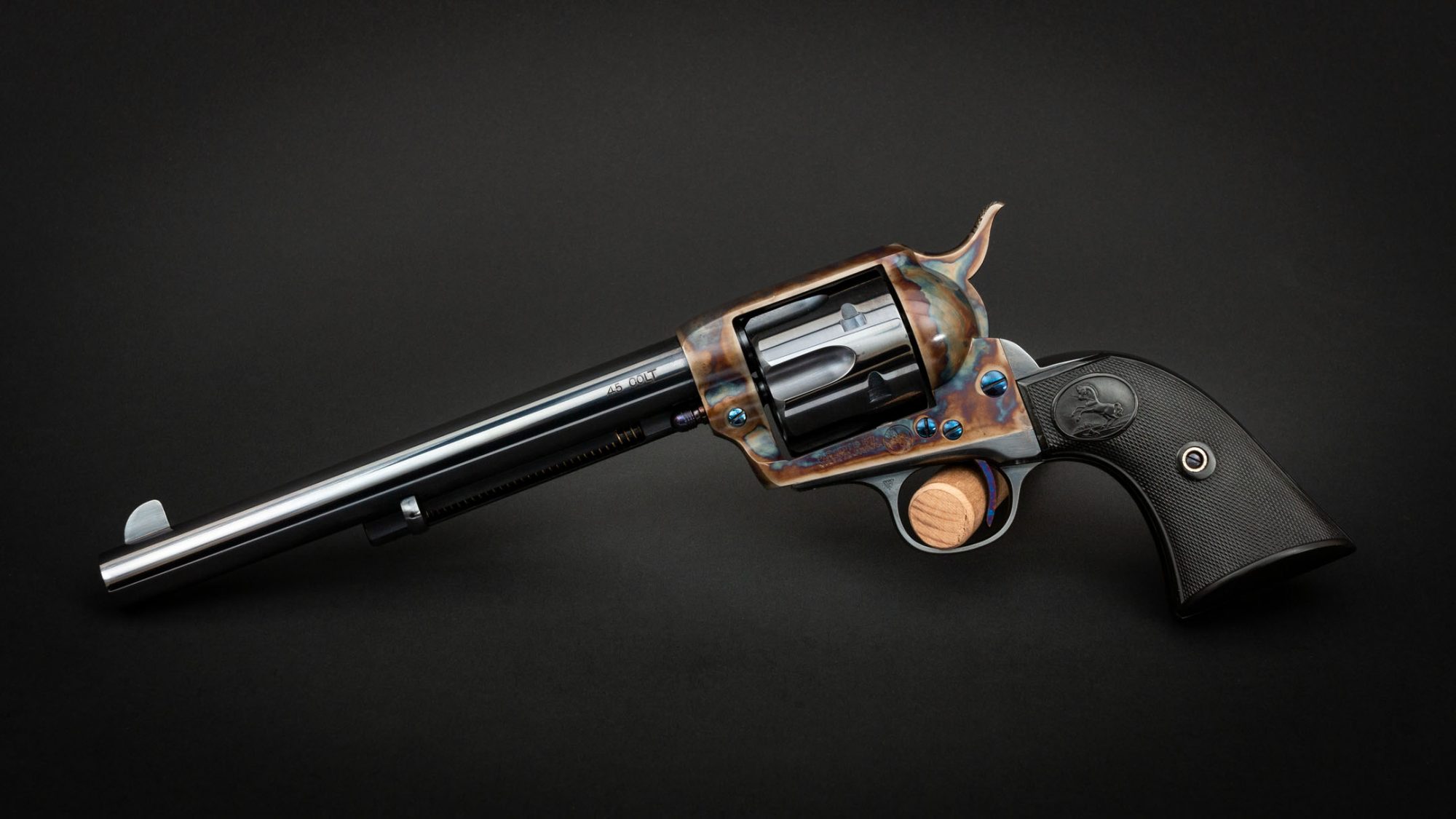 Colt SAA revolver from 1902, restored by Turnbull Restoration Co. in 2000, and now offered for sale in our Bloomfield, NY showroom