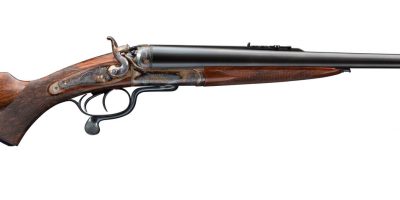 A. Hollis & Son double rifle, restored by Turnbull Restoration Co. of Bloomfield, NY